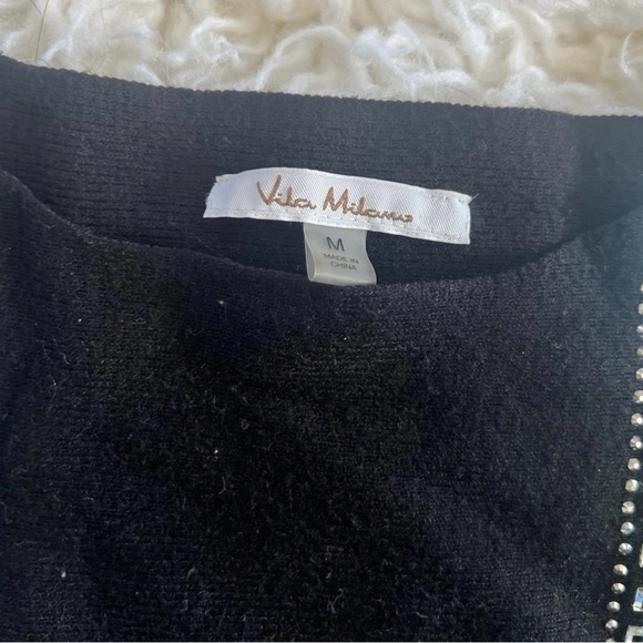 Black Embellished Women's Top - Picture 2 of 2